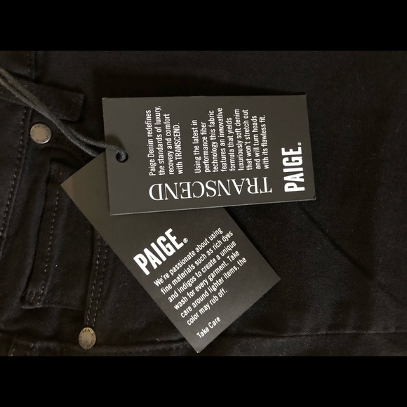 Paige Verdugo Crop Jeans. Black. Size 27. NWT - Picture 4 of 6